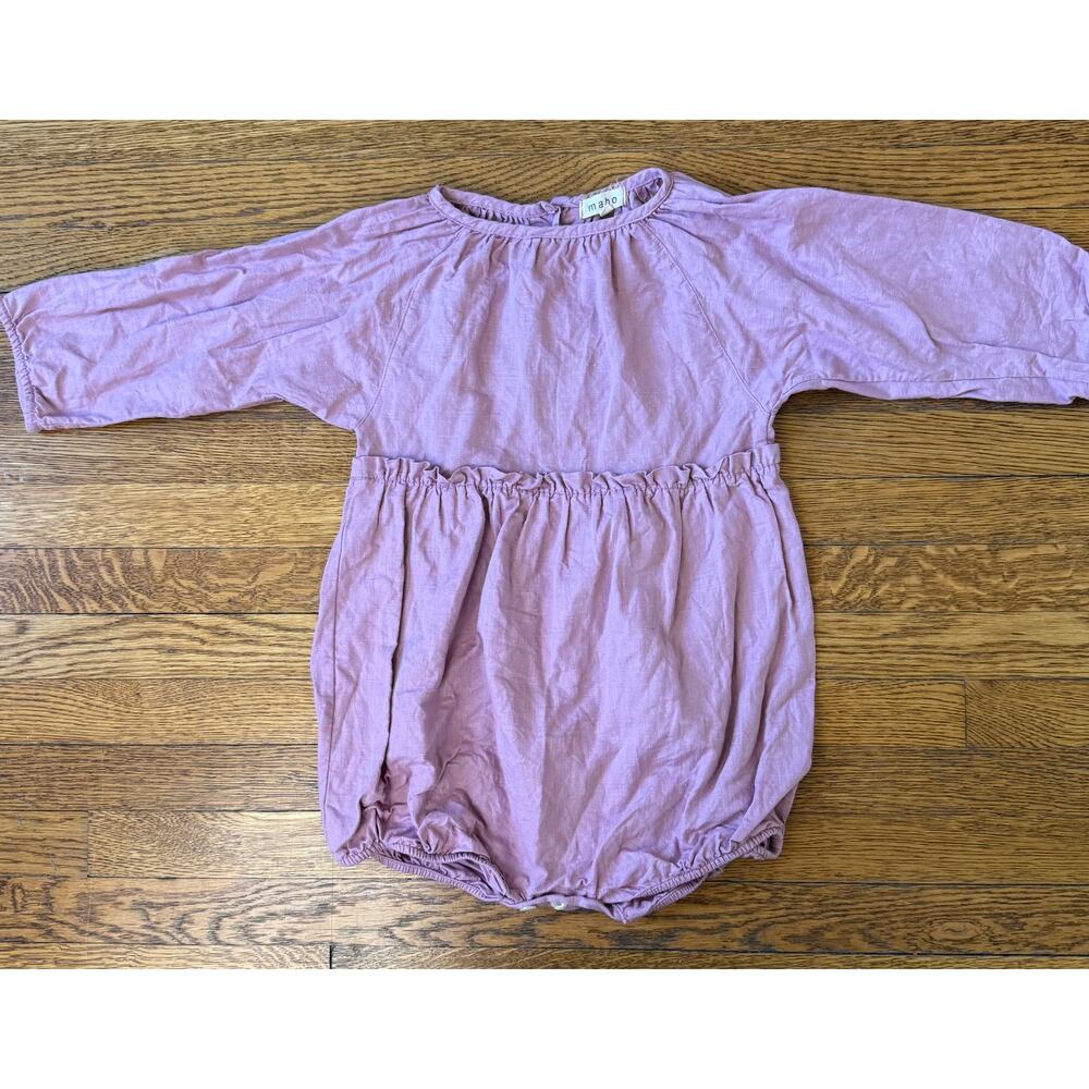Mabo Girls' Mauve Romper Size 6-7